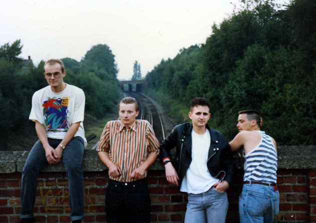 the chalk giants on a bridge